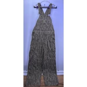 Mossy Oak Camo Cargo Overalls Size XL